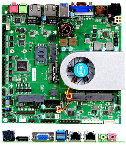 Jetway NC6J-I3855-2L (Intel Skylake U)