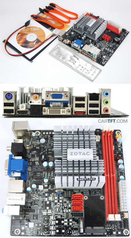 ZOTAC ION ITX B-E (with integrated Atom 1.6Ghz CPU) [<b>FANLESS</b>]